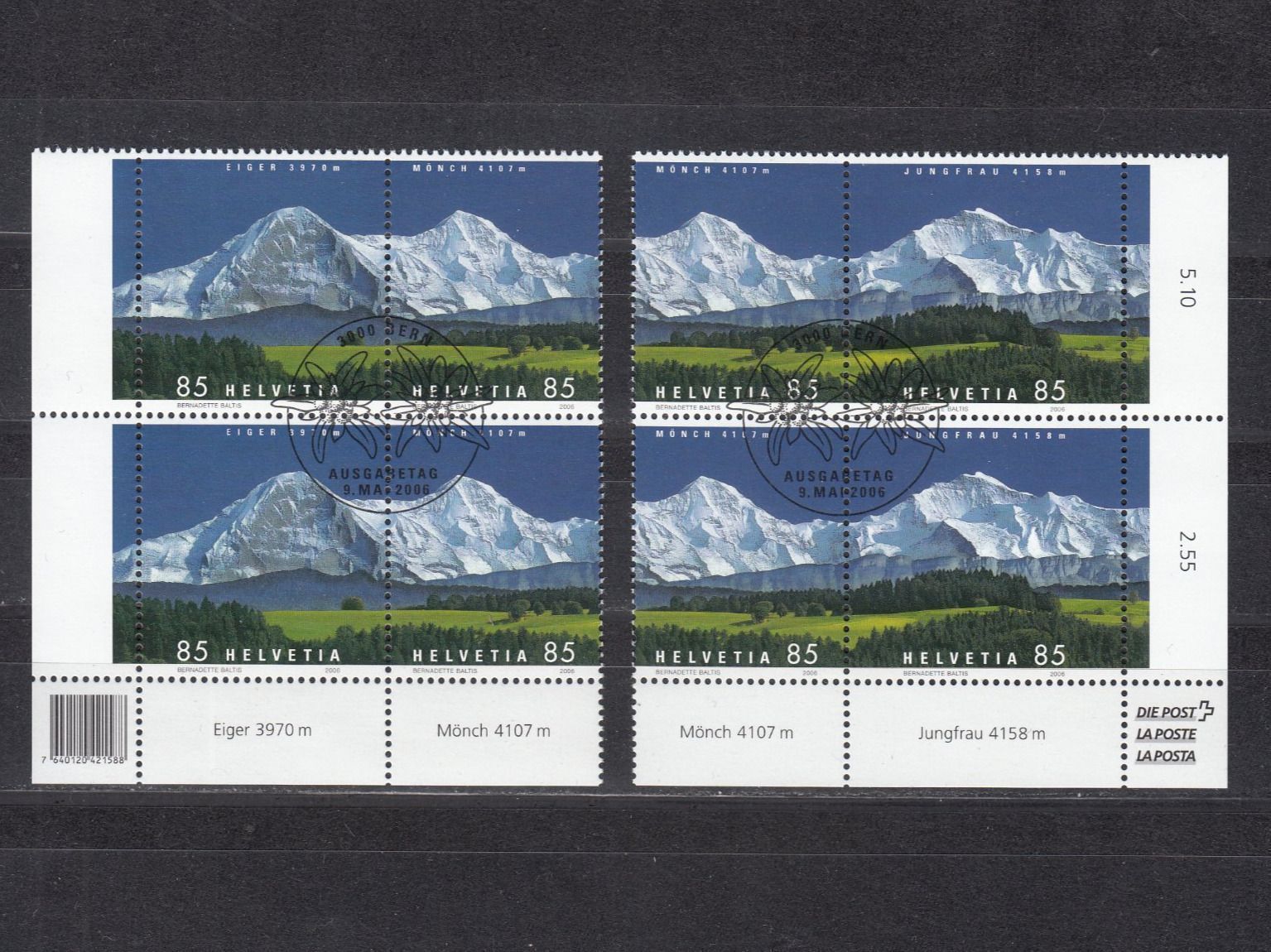 Tutti i francobolli: SBK 1202l - 1203l mit ET – Usato da Bürglen TG venduto da StampGraf