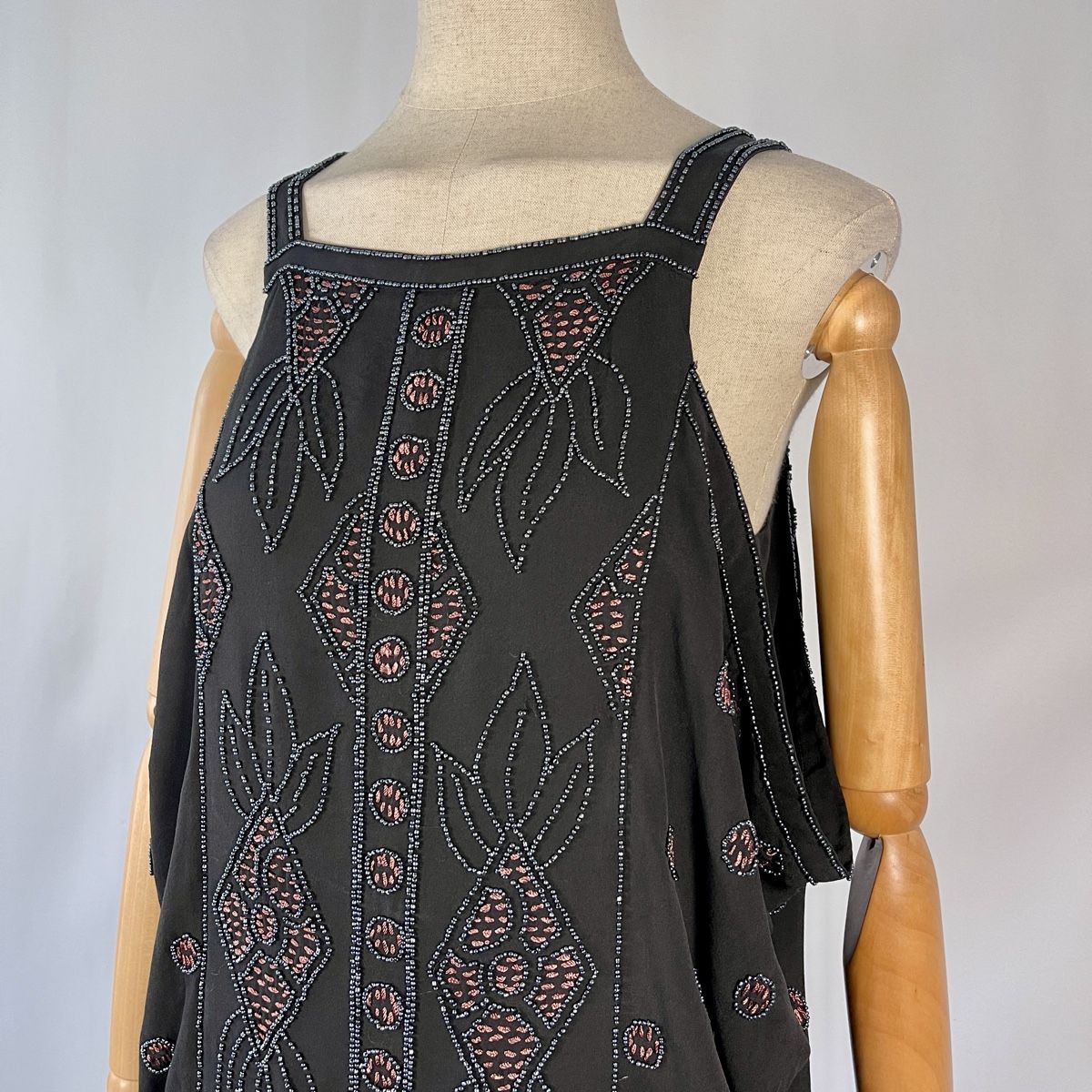 Diane von Furstenberg Vestiti: DIANE Von FURSTENBERG Silk Beaded Dress – Nuovo (secondo la descrizione) da Freienbach venduto da Avviivva_Shop 1