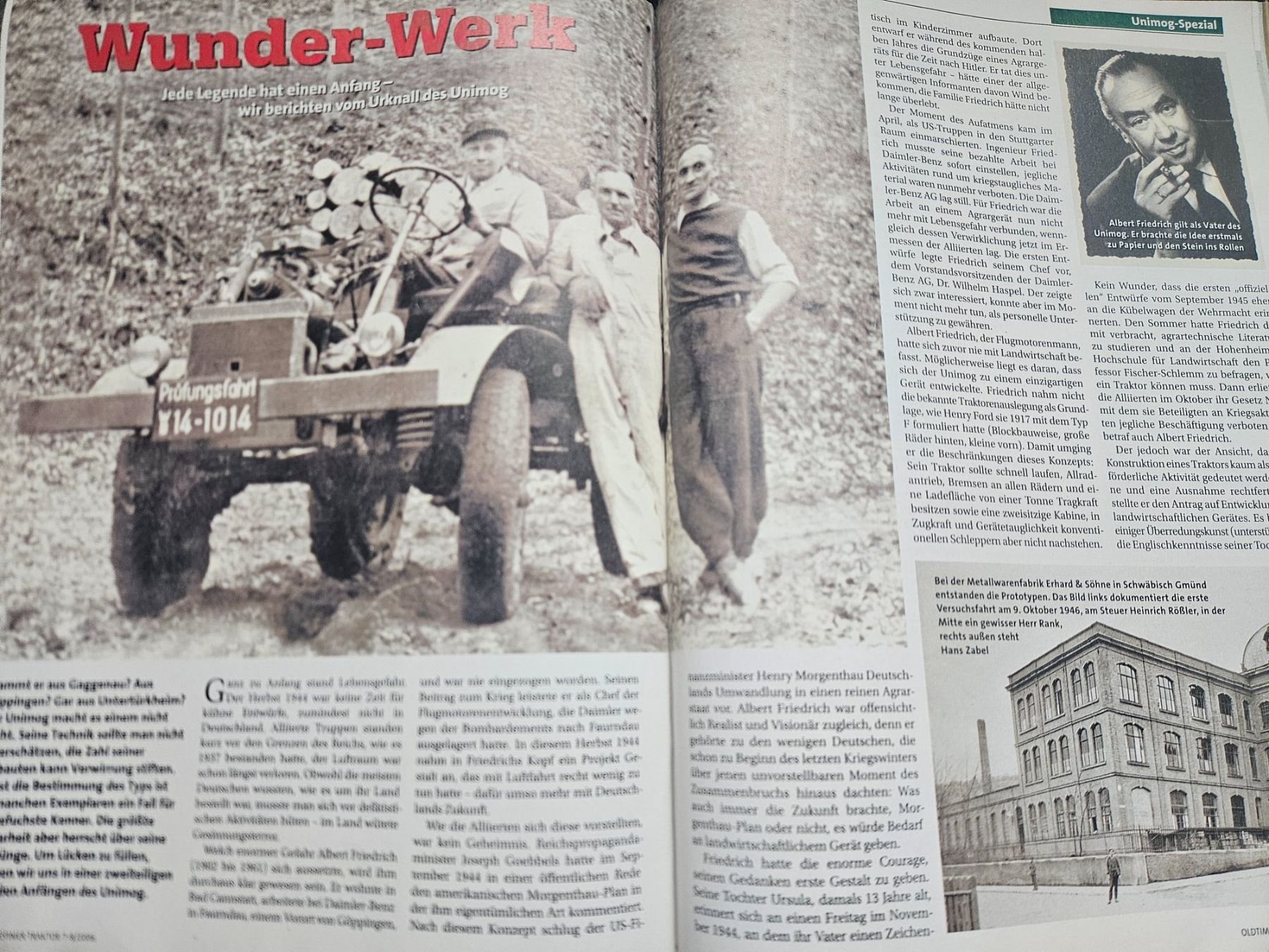Unimog Trattori: Oldtimer Traktor 7/06 Eicher Unimog Zettelmeyer Fahr xx – Usato da Flawil venduto da sr1_f6st 4