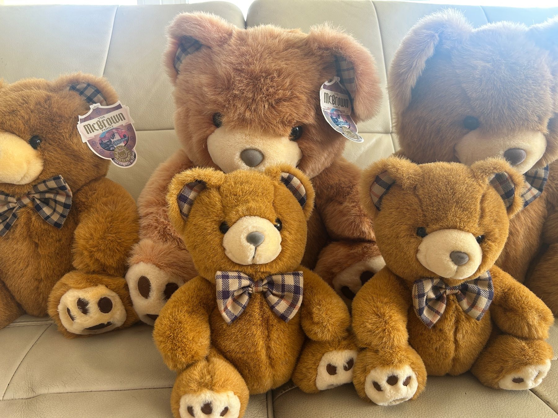Musicassette: Sammlung 8 McBrown Teddybären - Paddington Stil – Usato da Regensdorf venduto da Spyke55 5