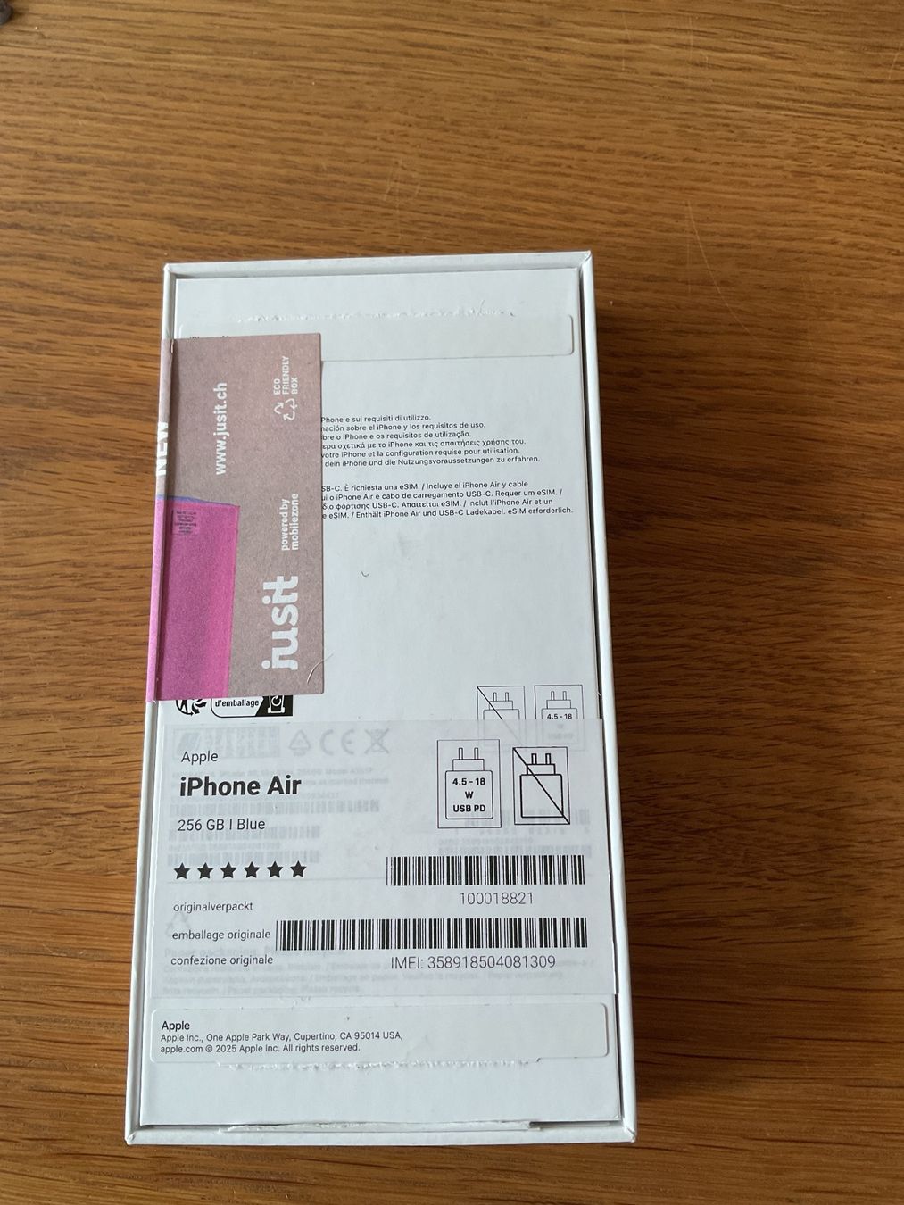 Apple Telefoni cellulari / Smartphones: iPhone Air. 256GB Himmelblau – Nuovo e nell'imballaggio originale da Oberembrach venduto da BulldoggBen9 7