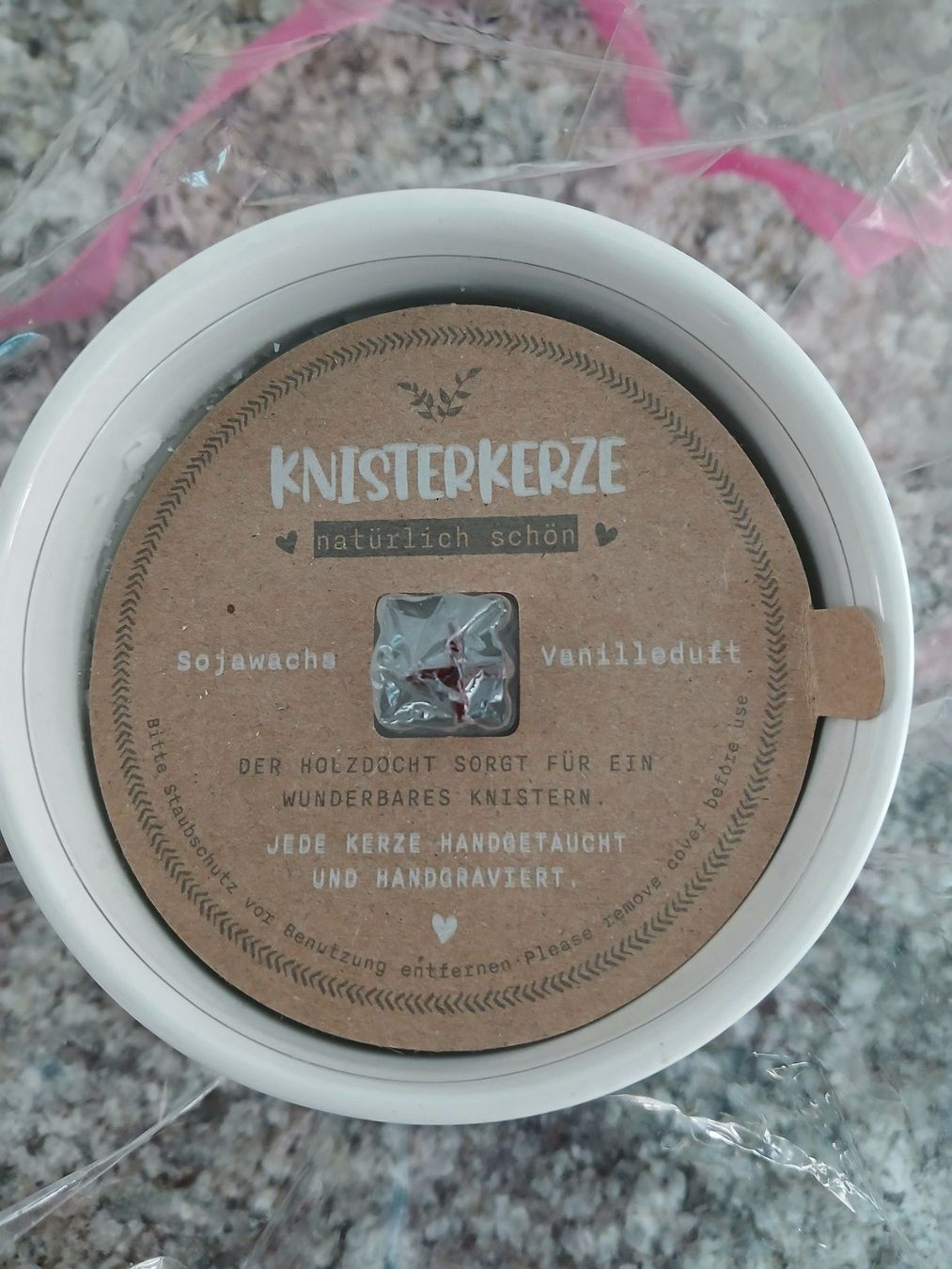Candele: Duftkerze "Gute Wünsche Licht" Geschenkidee – Nuovo (secondo la descrizione) da Stettlen venduto da Valex10 1