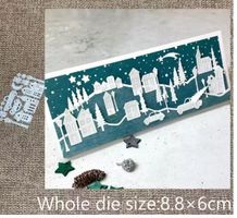 Neues Stanzschablonenset mini Stadt