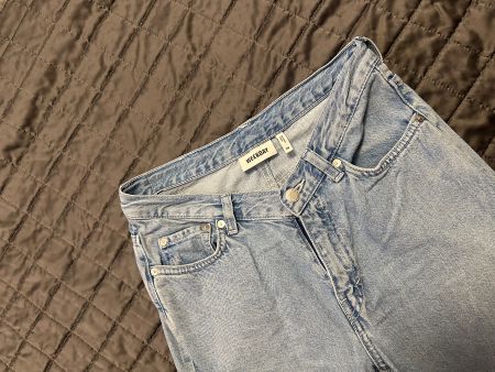 Weekday Jeans Gr. 28, Mom-Jeans, low waist, hellblau