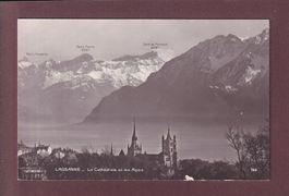 LAUSANNE et les Alpes