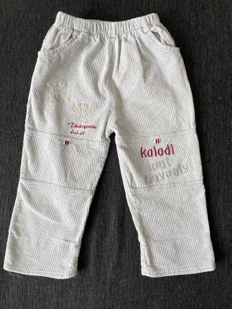 Gr.92 weiss Cordhose Jogger