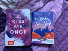 2 Romane Kiss Me Once und Ein Winter in New York neu
