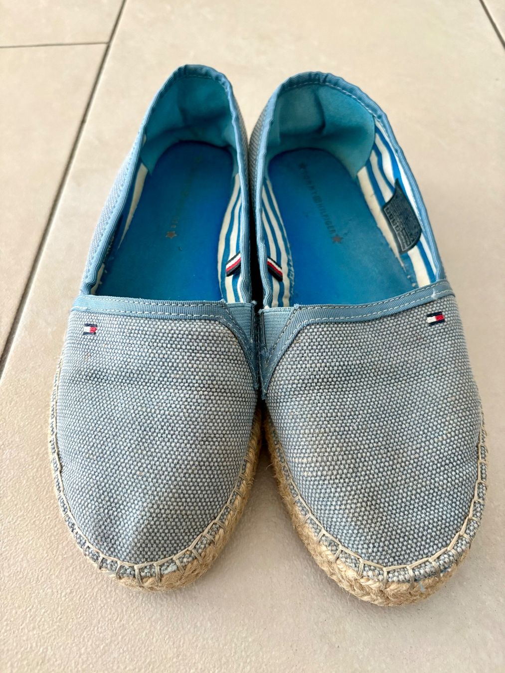 Tommy Hilfiger Scarpe da donna: Tommy Hilfiger Espadrille blau – Usato da Frauenfeld venduto da alexa_6408 1