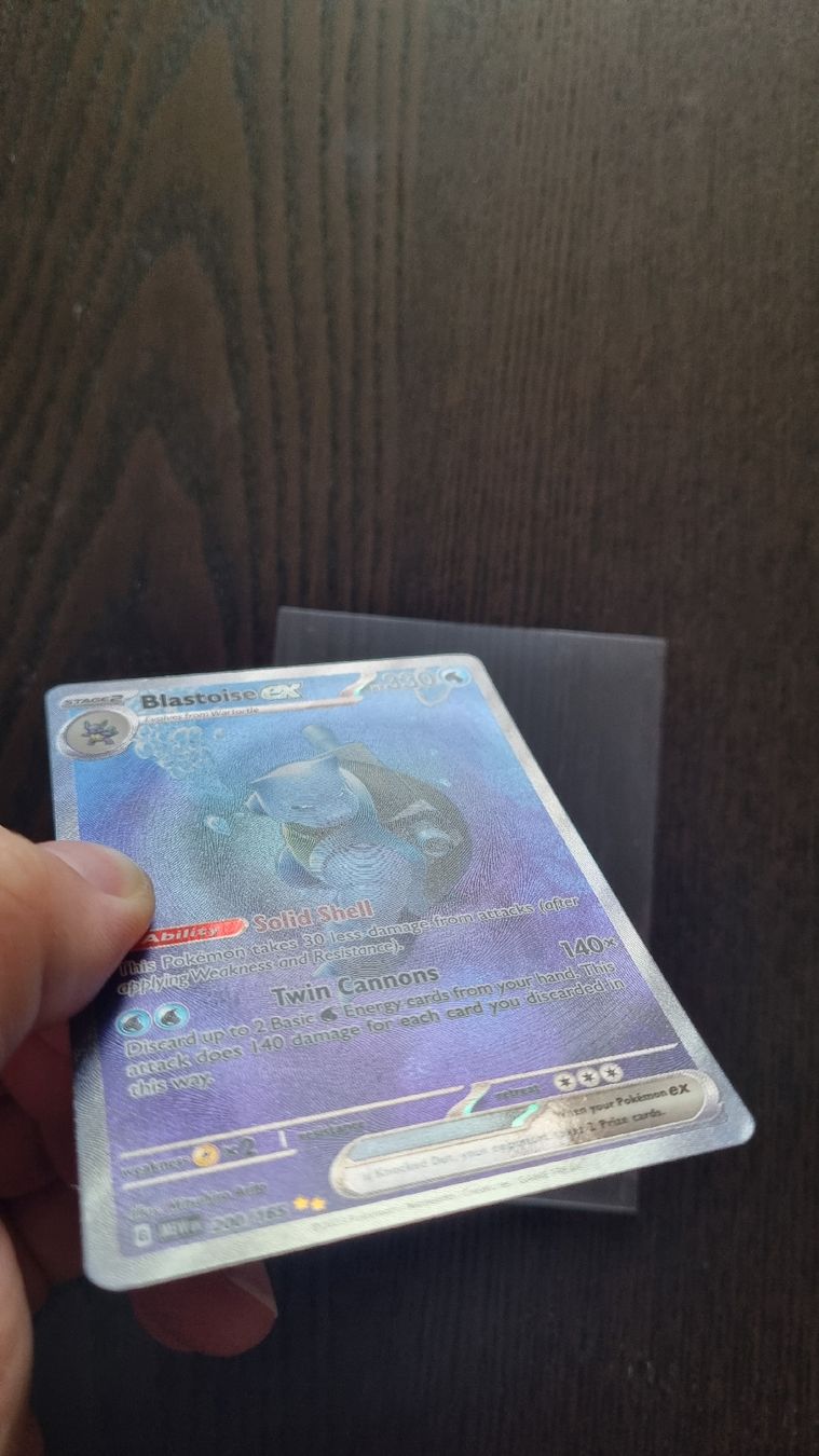 Pokémon Carte collezionabili: Pokémon Blastoise ex MEW/151 Nr. 200/165 Englisch  – Usato da Bern venduto da NeoSatoshi 3