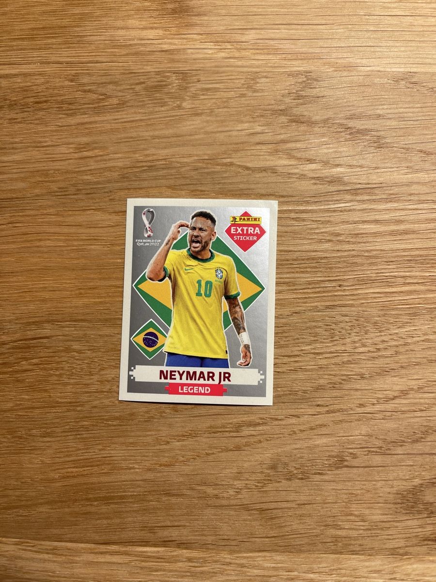 Panini Cartes à collectionner: Panini WM 2022 - Extra Sticker - Silver - Neymar Jr. – Neuf avec emballage d'origine à Ballwil par chieffzz