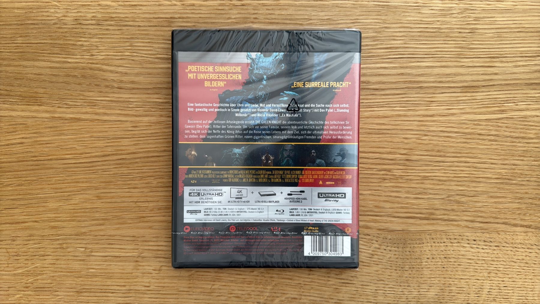 Alle DVDs: The Green Knight - 4K UHD Blu-Ray – Neu und originalverpackt aus Wallisellen von Art_Vendorlay 1