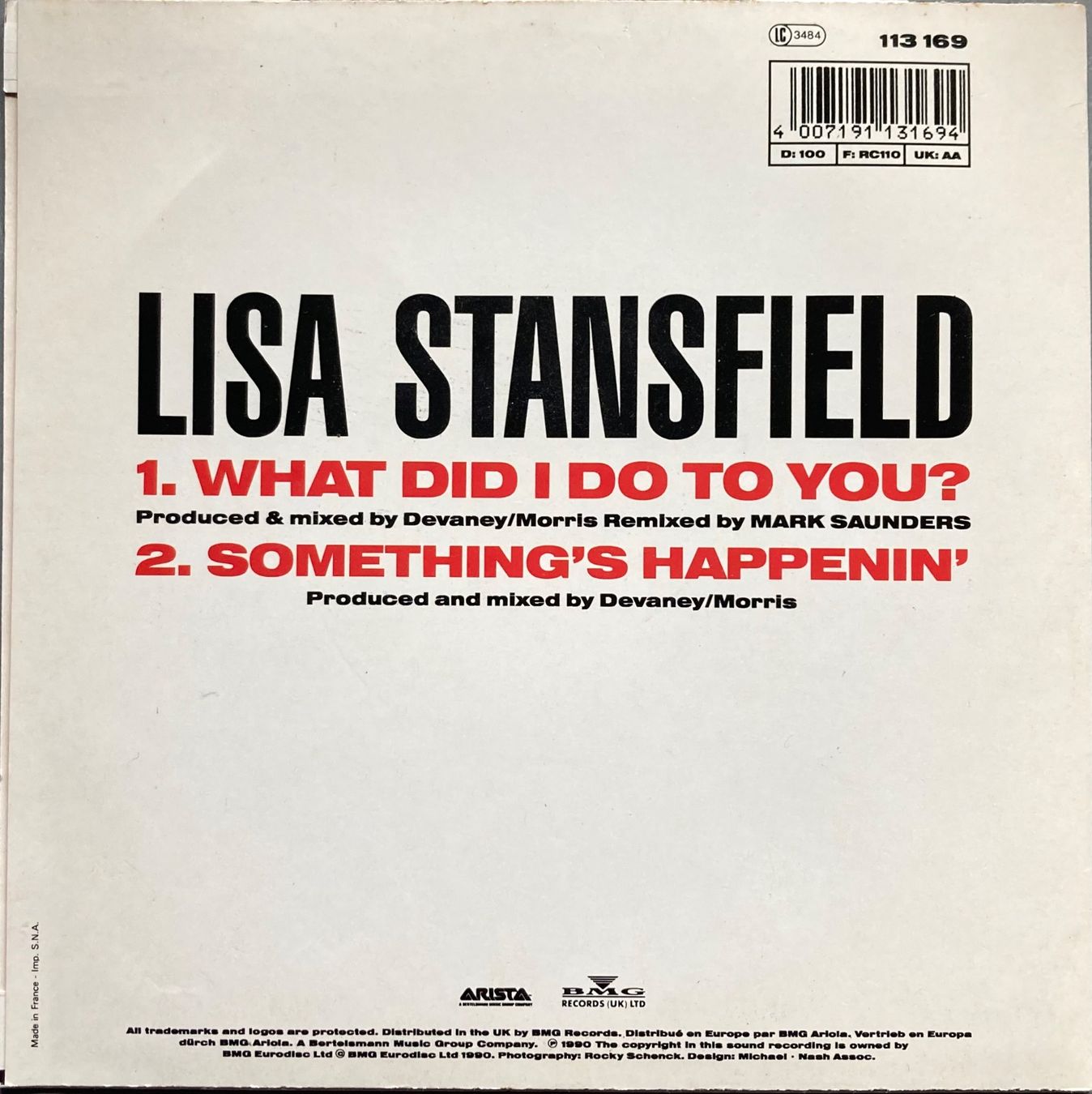 Dischi in vinile: LISA STANSFIELD - WHAT DID I DO TO YOU? – Usato da Poliez-Pittet venduto da Newtown-Records 1