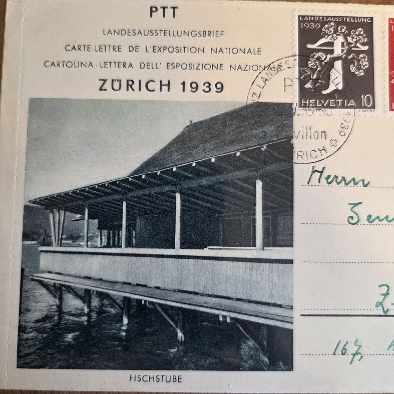 Alle Briefmarken: Alte Ansichtskarte Zürich Landesausstellung 1939, Top! – Gebraucht aus Stans von Ducati16 5