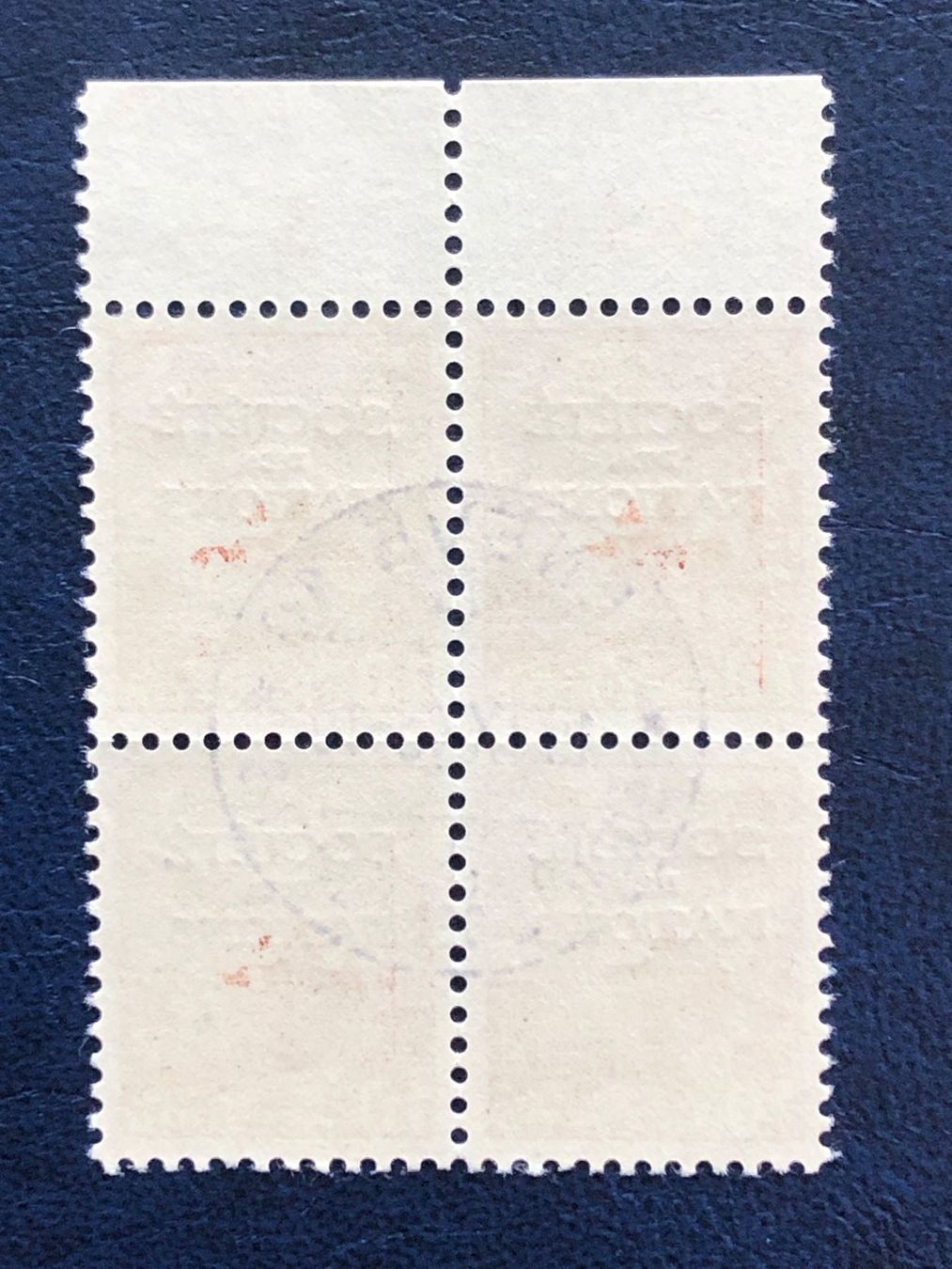 Tous les timbres: Société des Nations,  Schloss Chillon, 4er-Block – D'occasion à Biel/Bienne par TomBaBi 1