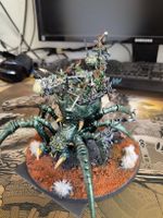 Warhammer Arachnarok Spinne mit Flinger und Goblin Schamane