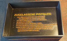 Pistolenprüf-Box für OP / Obligatorisches