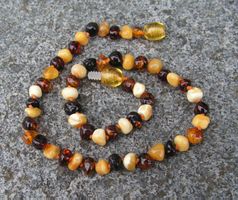 ♥ BABY / KINDER BERNSTEIN ZAHNI KETTE ♥