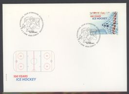 2008, FDC, Sondermarke 100 Jahre Eishockey