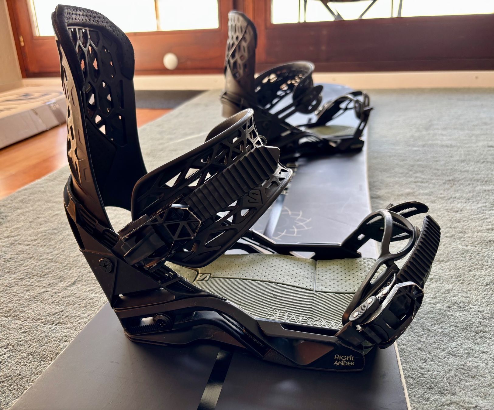 Salomon Board: Salomon Highlander  Snowboardbindungen – Usato da Richterswil venduto da JIG13