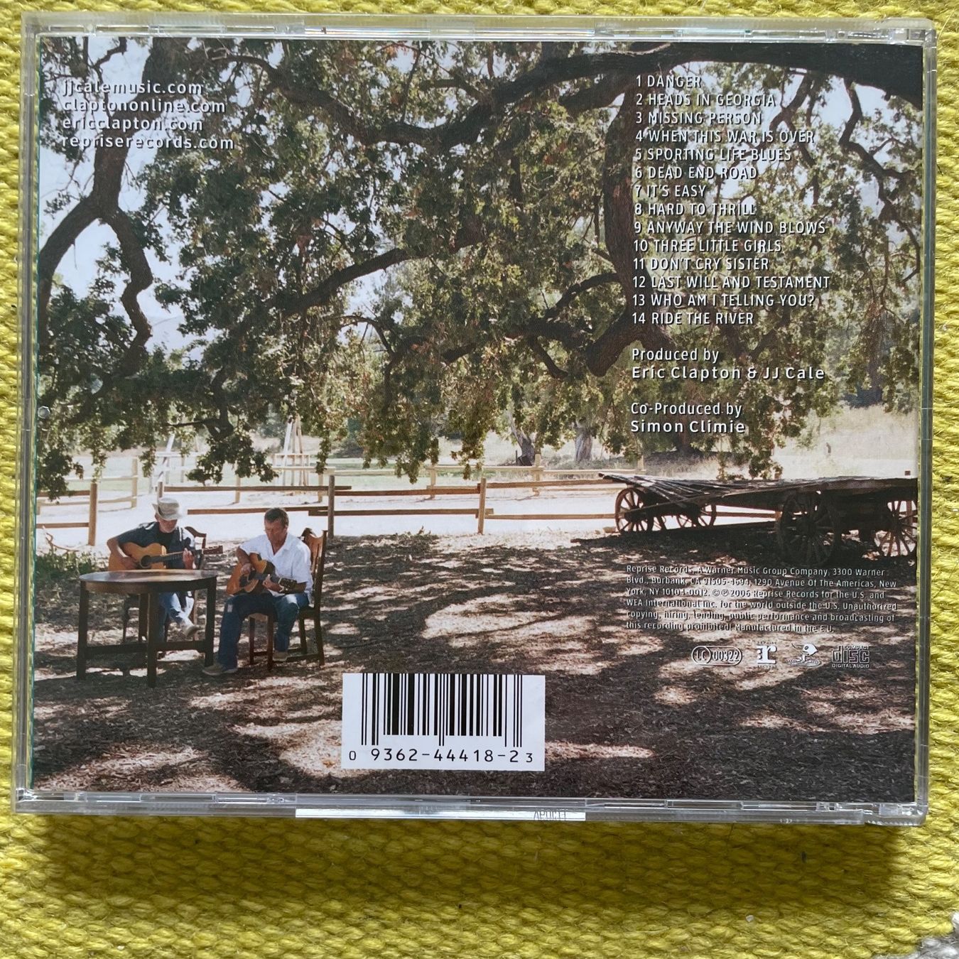 CD: ERIC CLAPTON&J.J.CALE-THE ROAD TO ESCONDI – Usato da Rorschacherberg venduto da CD-Roli 1