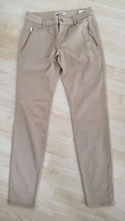 Mos Mosh Cody Zip Pants Gr. 27 Beige Top Zustand!
