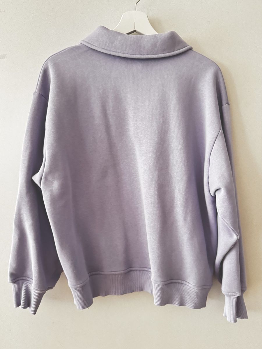 Maglioni & Felpe: Sweatshirt Lila mit Kragen – Nuovo (secondo la descrizione) da Luzern venduto da Leaaa 2
