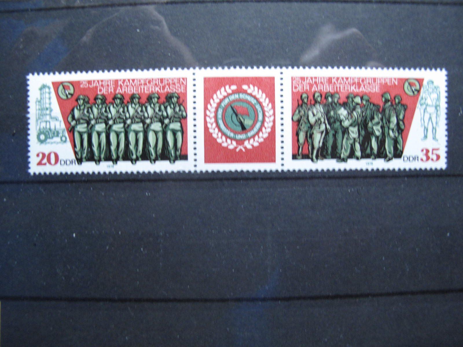 Tutti i francobolli: DDR 1978 Kampfgruppen ZH ** – Usato da Wil SG venduto da fva01