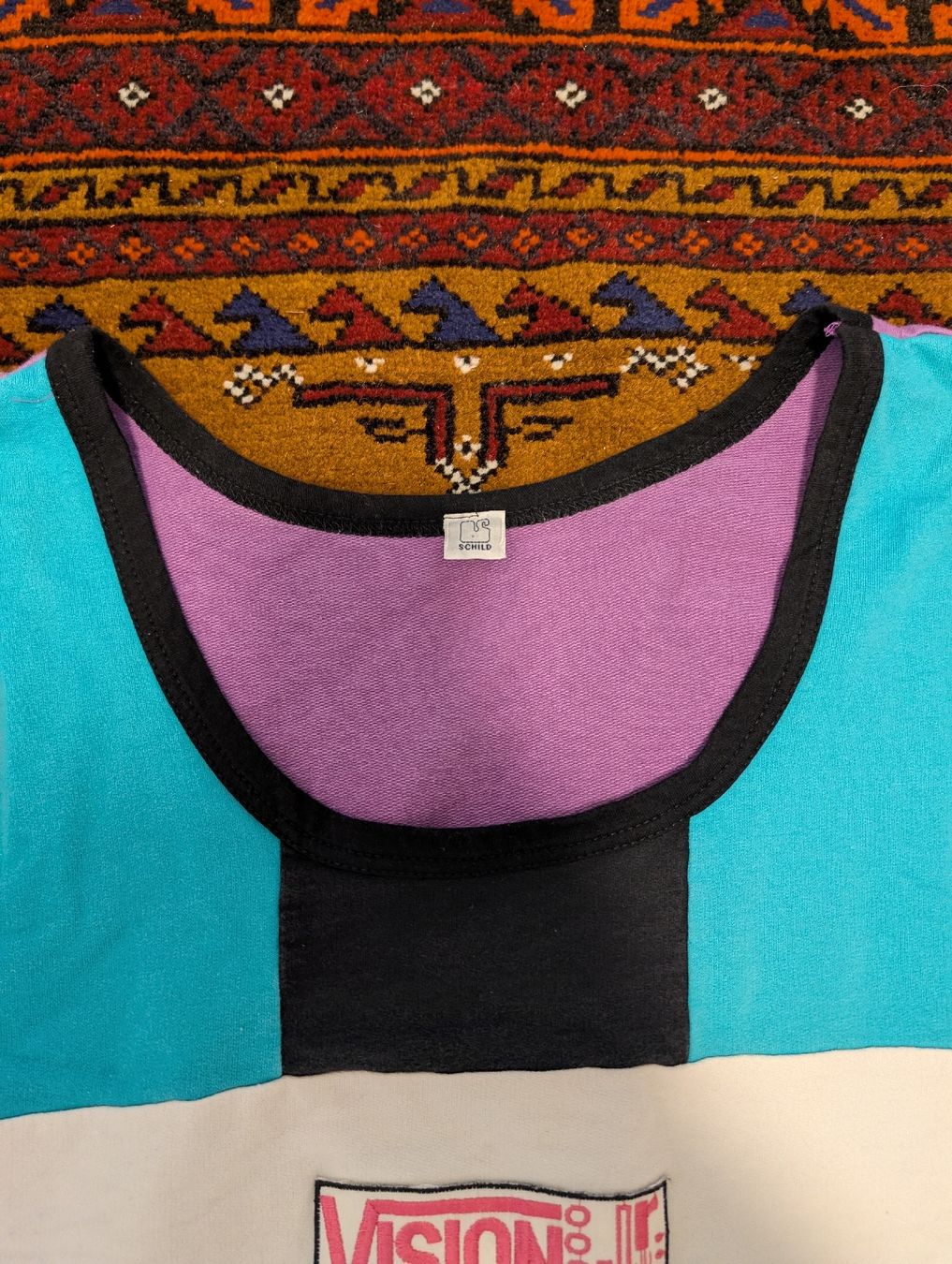 T-shirt: 90's Tanktop mit Print – Usato da Biel/Bienne venduto da Second_Chance_Biel 1
