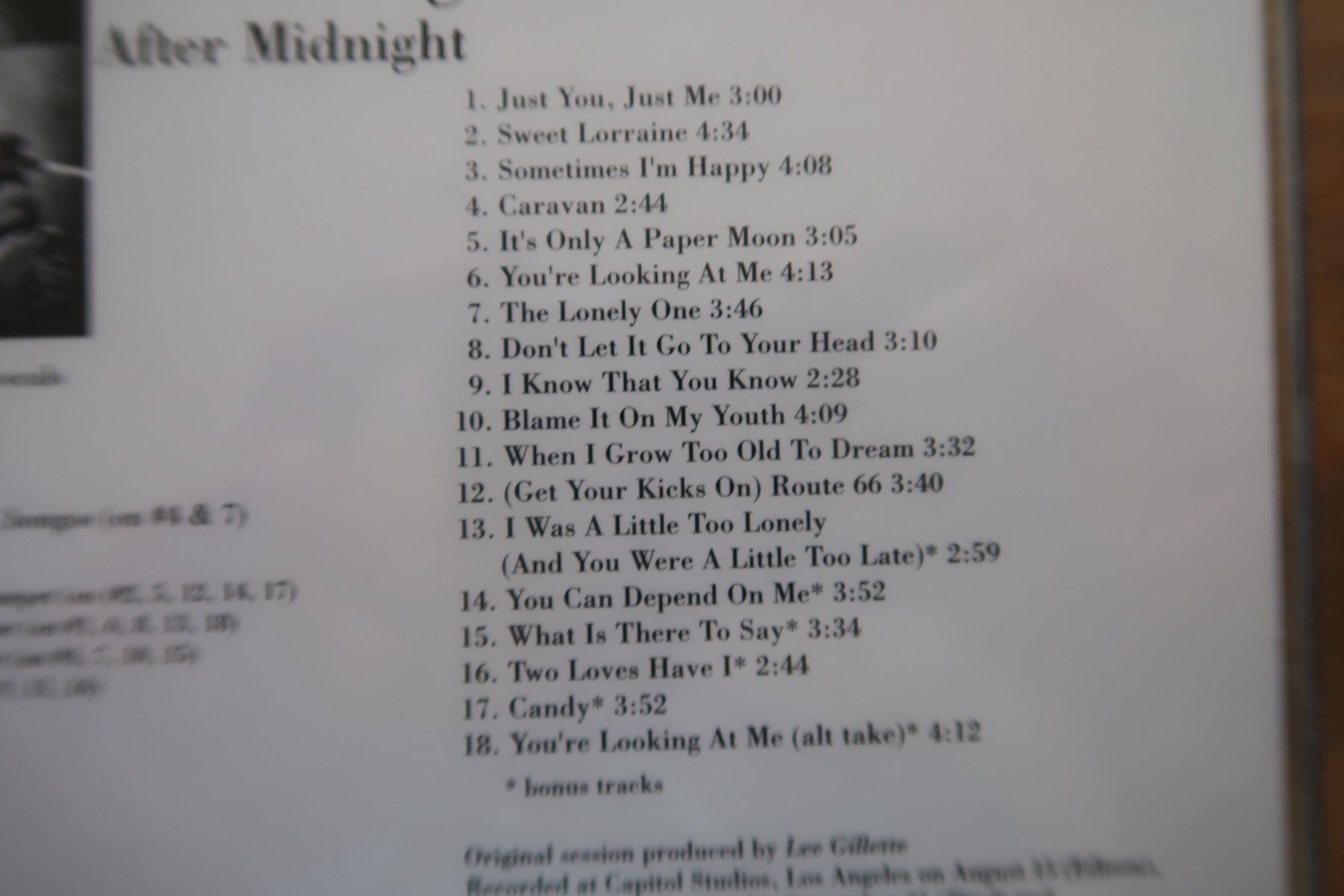 CDs: NAT KING COLE - AFTER MIDNIGHT - THE COMPLETE SESSION - CD – Gebraucht aus Basel von Patiscat 2