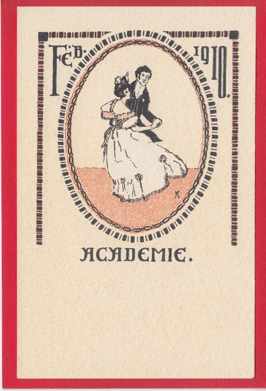 Cartoline postali: STUDENTIKA, ACADEMIE 1910 – Usato da Grüningen venduto da Kartenlaube