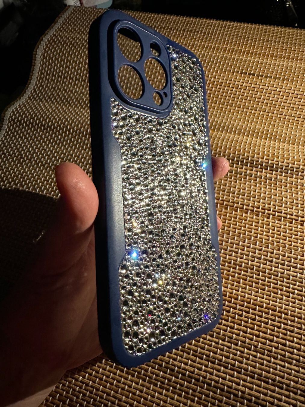Cover & Protezioni schermo: Luxury 360 Full Body Front+Back Navy Blue, iPhone 14 Pro Max – Nuovo e nell'imballaggio originale da Genève venduto da AGBERG 1