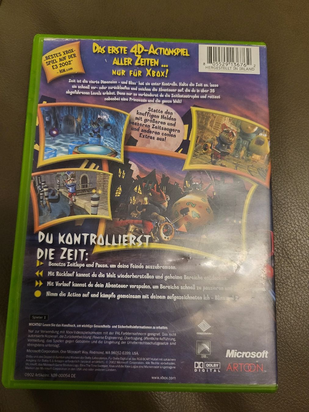 Microsoft Giochi: Blinx the time sweeper (Deutsch) - XBOX – Usato da nunningen venduto da mic_88k2 2