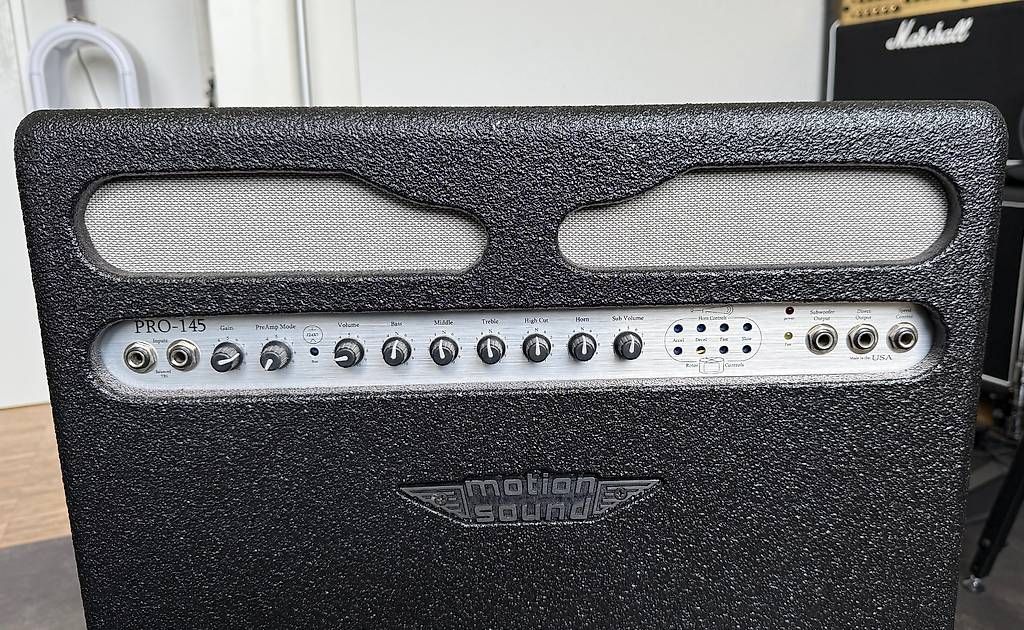 Leslie Amplificatori: Motion Sound PRO-145 (Leslie) – Usato da Kloten venduto da Ostanflug 2