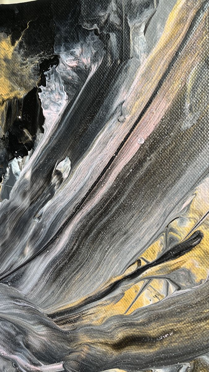Dipinti: Abstraktes Acrylbild "Goldstück" 25x59 – Nuovo (secondo la descrizione) da Hochdorf venduto da Jasminurschel 1