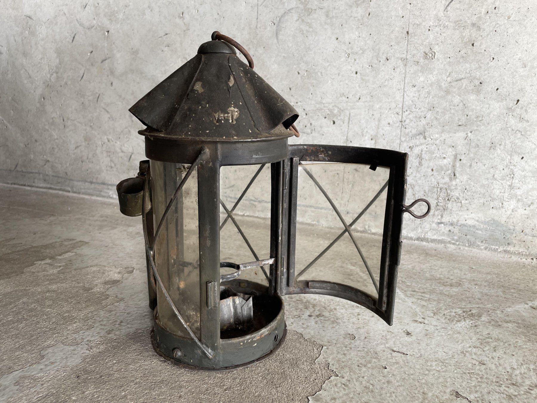 Lampade: Antike Fuhrwerk-Laterne ca. 28cm – Usato da Elsau venduto da Barri.ch
