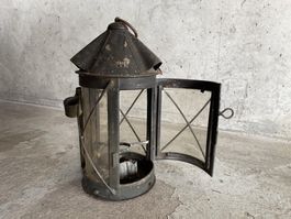 Antike Fuhrwerk-Laterne ca. 28cm
