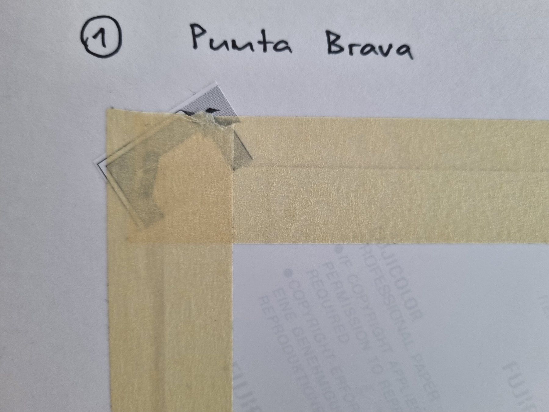 Poster & Bilder: Original Fotografie "Punta Brava", Spanien mit Passepartout – Gebraucht aus Opfikon von Diversamente 3
