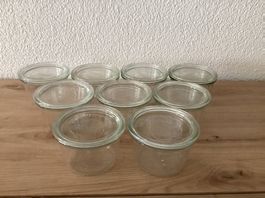 Diverse Weck Einmachgläser, zum Teil neu