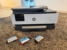 HP OfficeJet Pro 8010 All-in-One Drucker inkl. Zubehör
