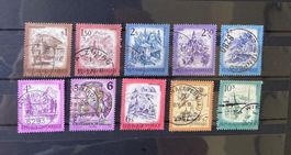 Briefmarken Serie Republik Österreich diverse Werte