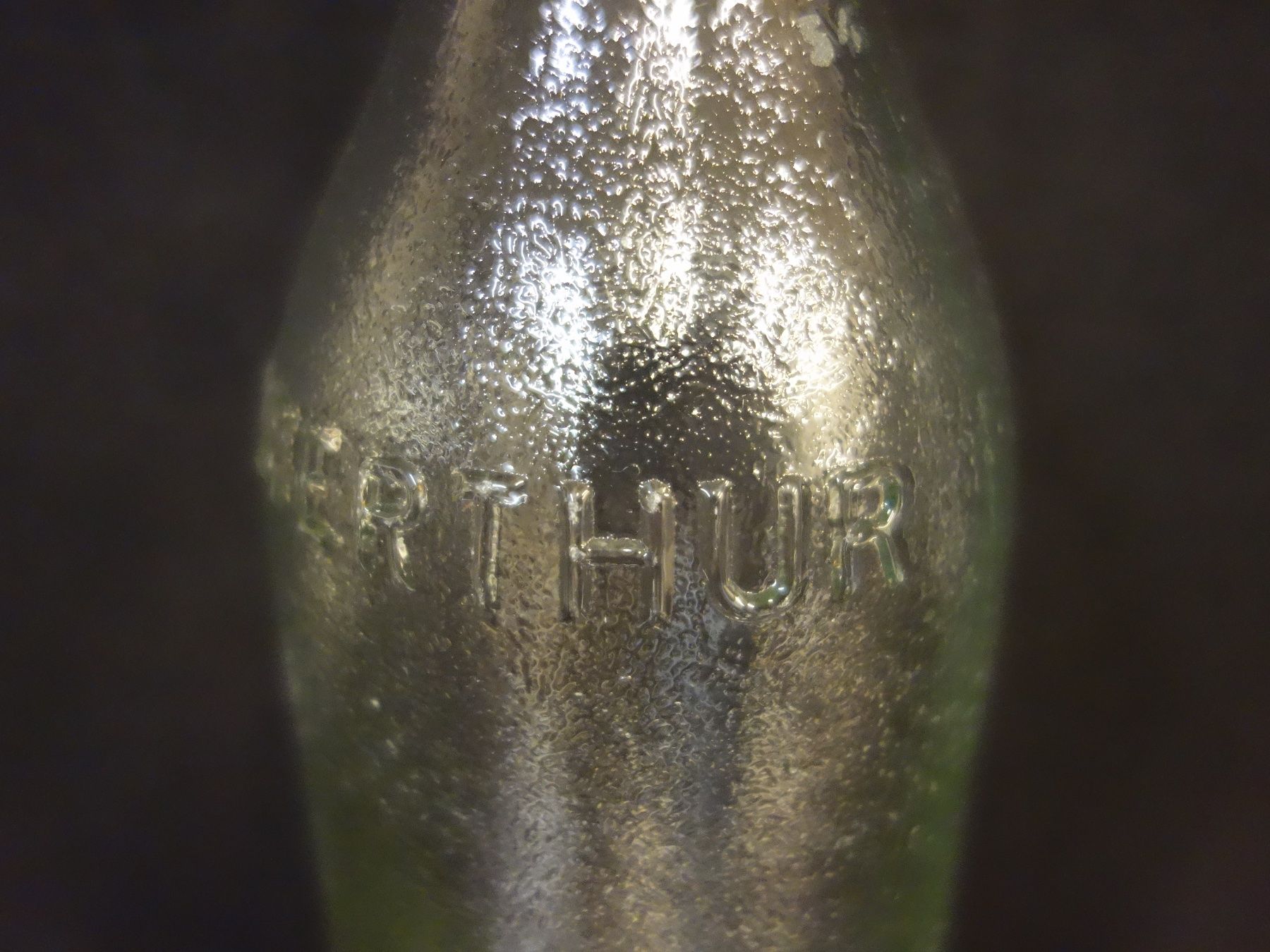 Bicchieri, Caraffe & Bottiglie: schöne alte Flasche WIDMANN WINTERTHUR 1954 – Usato da Kerzers venduto da Flaschenposten 5