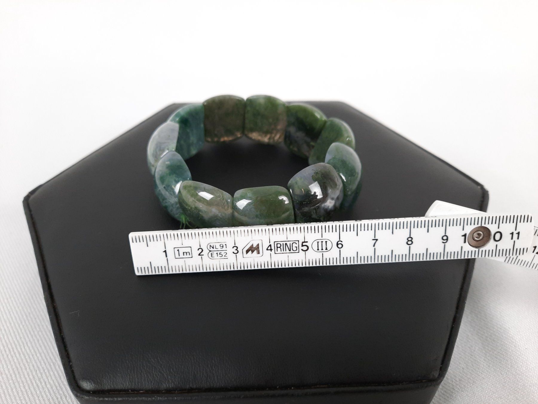 Bracciali & Braccialetti: Armband aus Moosachat – Usato da Beinwil am See venduto da Restwert_Beinwil 3