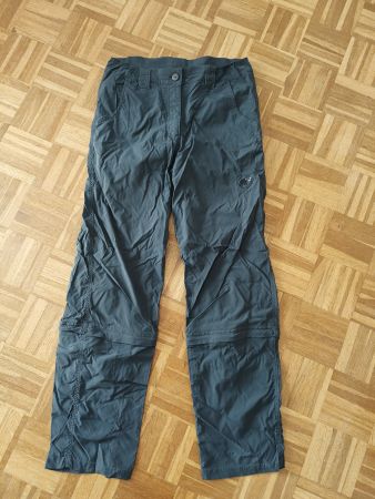 Mammut Zip-off Hose Gr 36 (passt bis 38) Unisex grau alt