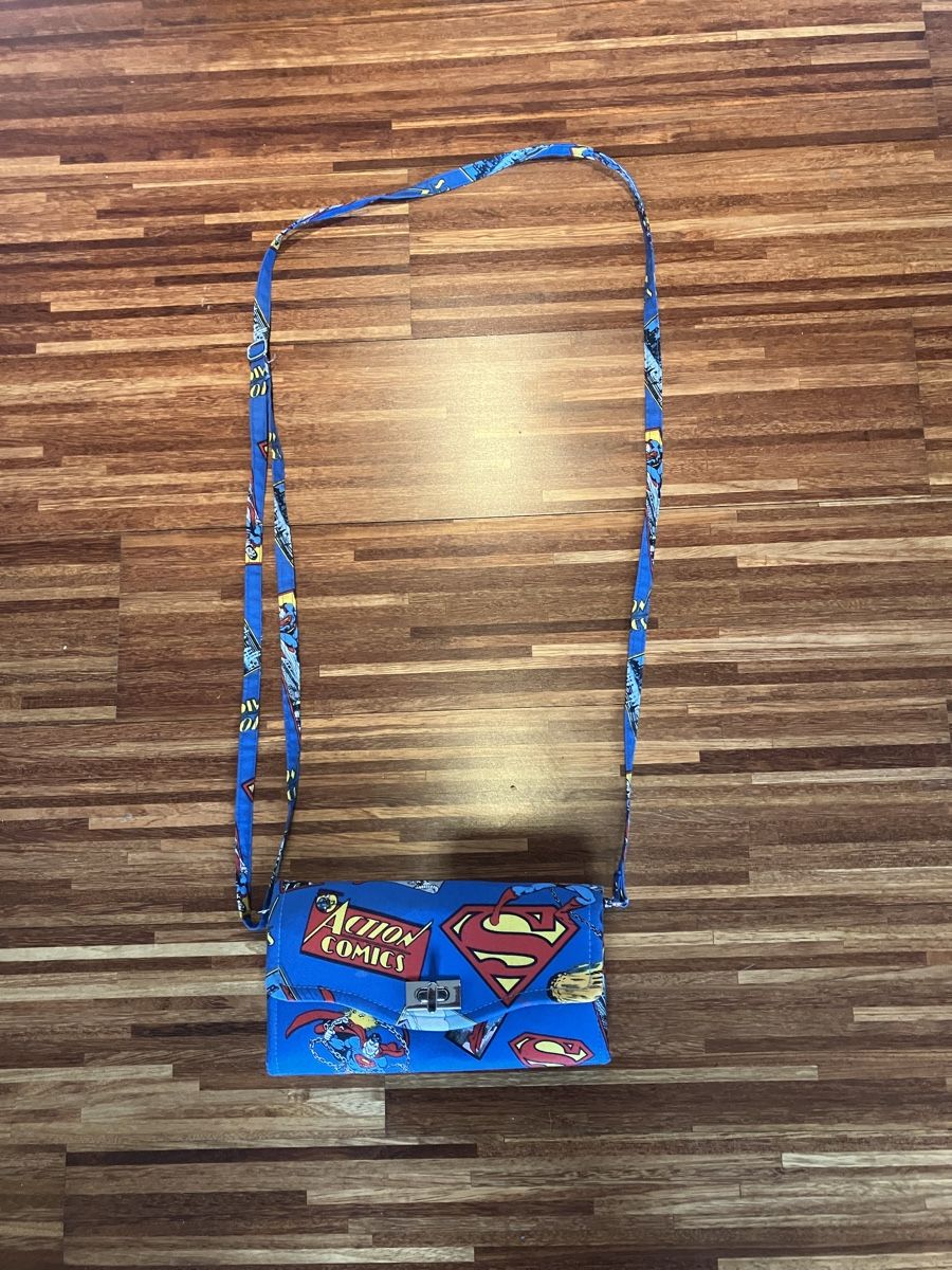 Borse da donna: Superman Comic Handtasche Clutch Unikat – Usato da Winkel venduto da Studi66 4
