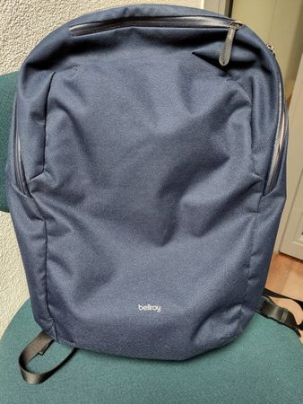 Laptoprucksack Bellroy VIA blau – Reissverschluss defekt