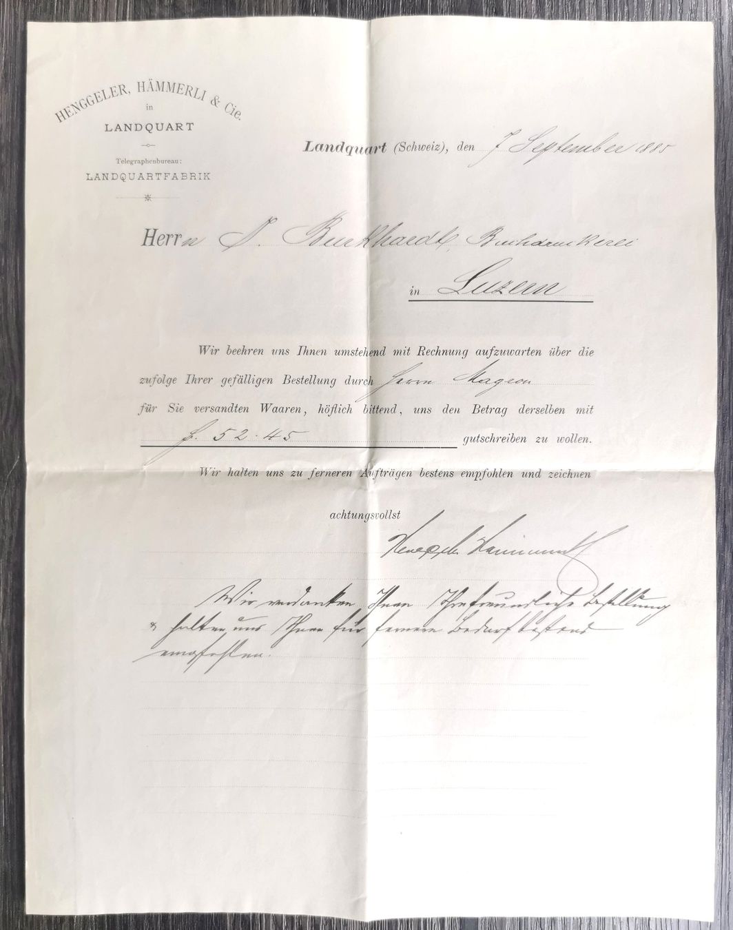Tutti i francobolli: TR14 Superbe enveloppe avec les documents originaux 1885 – Usato da Cousset venduto da Patrick_Collections 3