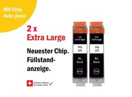 PGI-570 XL – Drucker-Patronen kompat. Canon (2x)