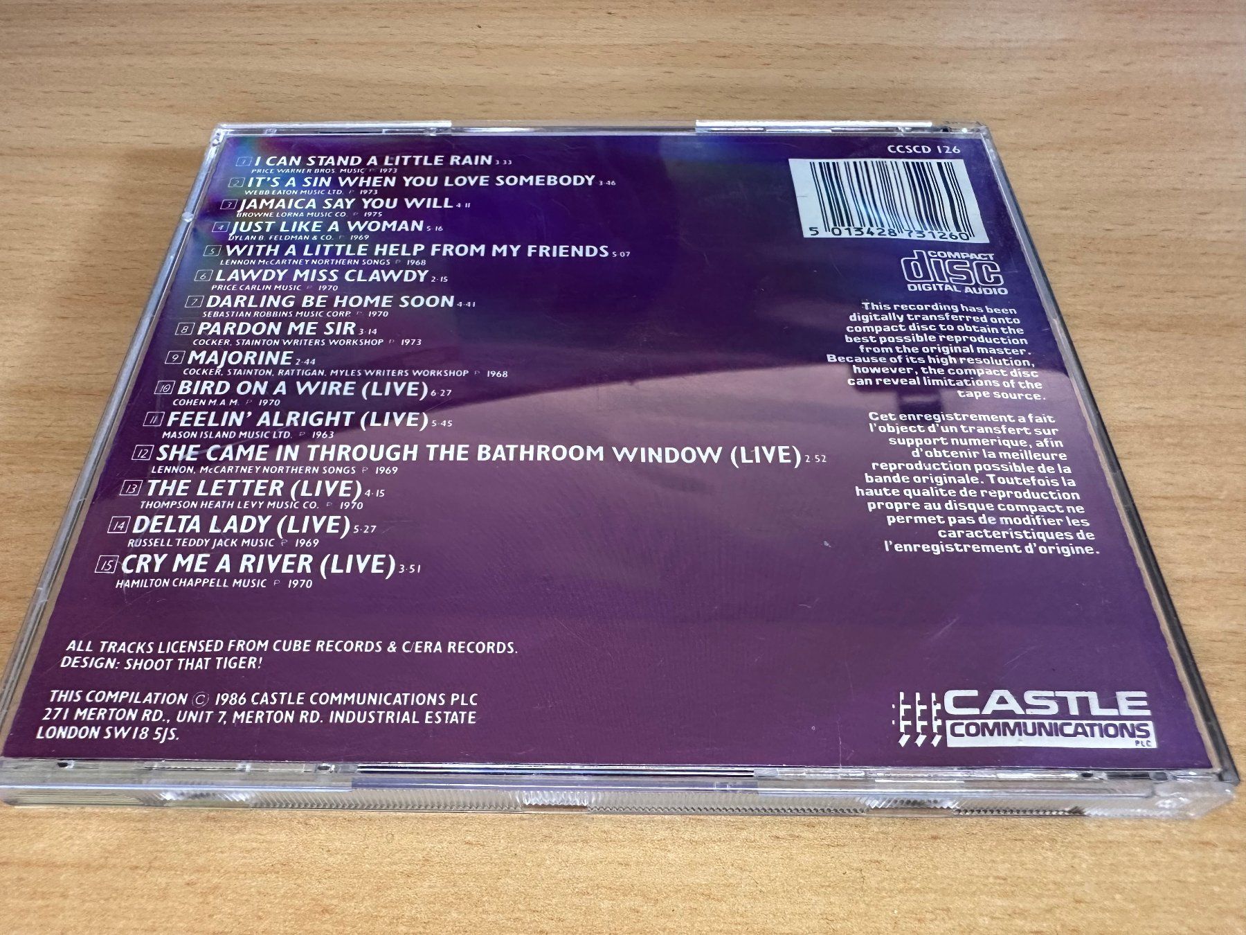 CDs: Joe Cocker – The Collection – Gebraucht aus Rikon im Tösstal von Alpenmutz 1