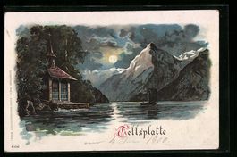 Mondschein-Lithographie Sisikon, Tellspl