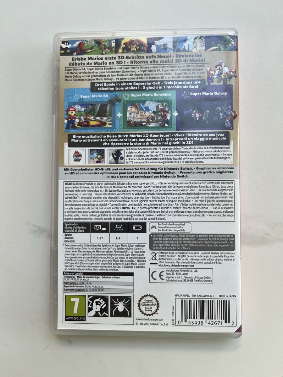 Nintendo Giochi: Nintendo Switch Super Mario 3D Allstars – Usato da Vessy venduto da rijl 1
